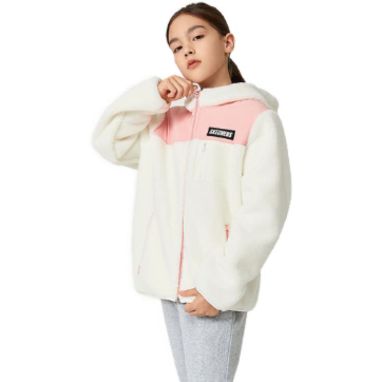 (GS) Skechers Hooded Zipper Front Chest Pocket Jacket 'Multi-Color' L321K145