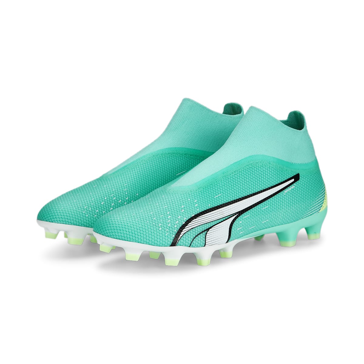 PUMA Ultra Match+ Laceless FG/AG 'Electric Peppermint' 107243-03