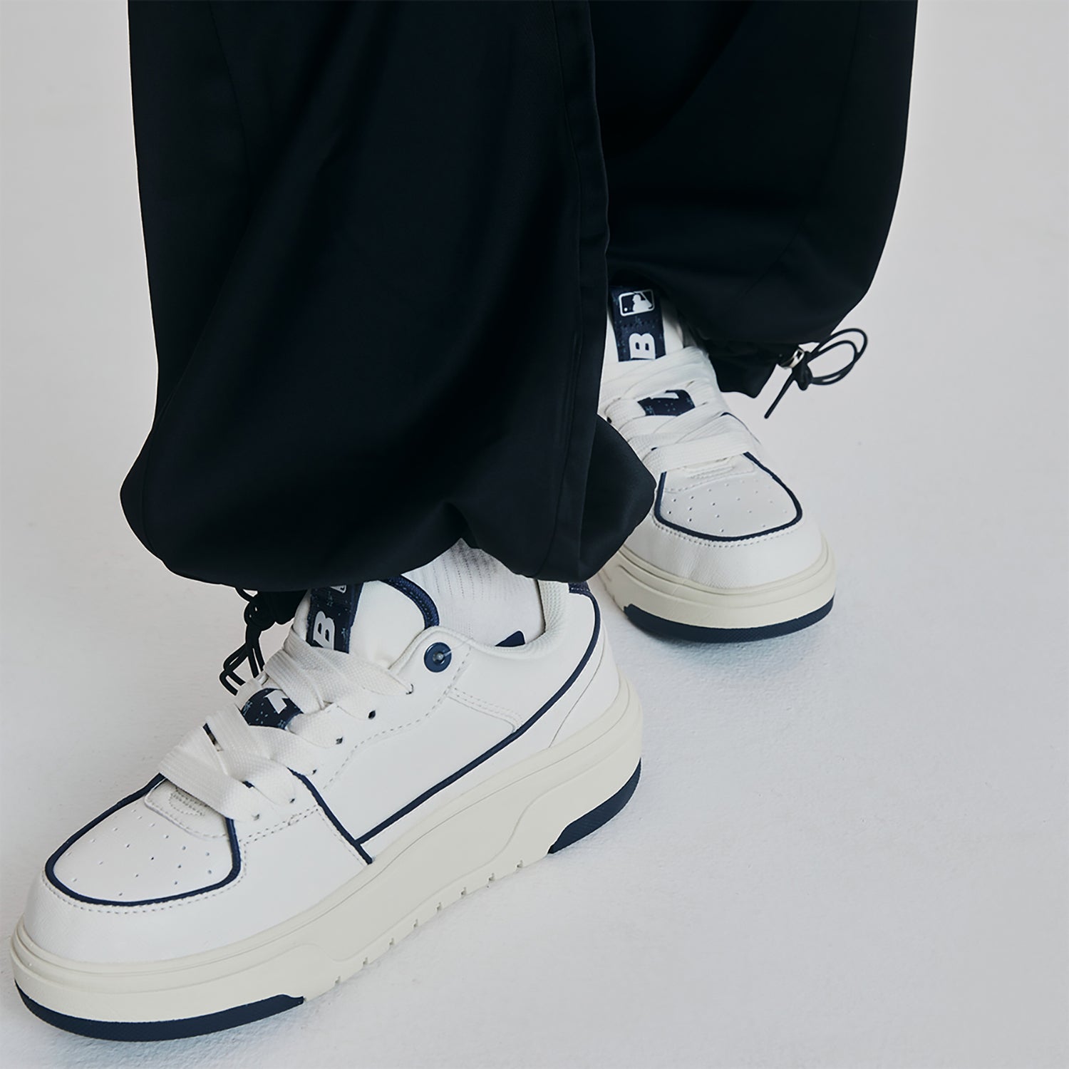 MLB Chunky Liner Basic Dodgers 'White Navy' 3ASXCBO3N-07NYD