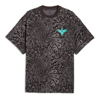 PUMA Melo World Oversized T-Shirt 'Crystal Black AOP' 634602-01