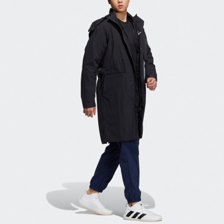 adidas Casual 3-In-1 Long Down Jacket 'Black' H13847
