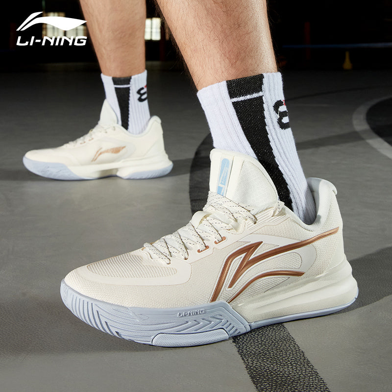 Li-Ning Flash Energy 3 Low 'White Gold' ABPT083-2