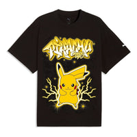 PUMA x Pokemon Pikachu Oversized T-Shirt 'PUMA Black' 635658-01
