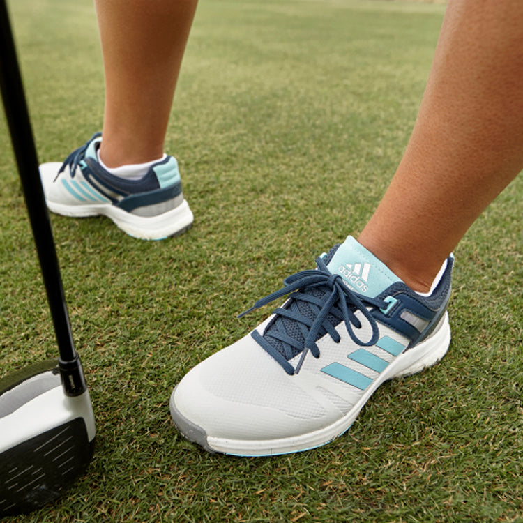 (WMNS) adidas EQT Spikeless Golf 'White Crew Navy' FW6294
