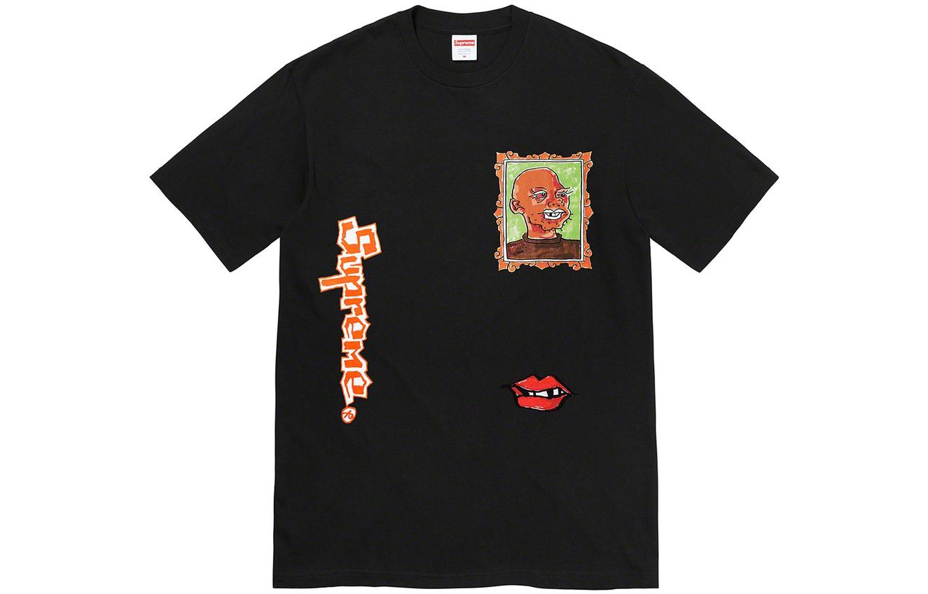 Supreme FW22 Gonz portrait tee T 'Black' SUP-FW22-278-BLK