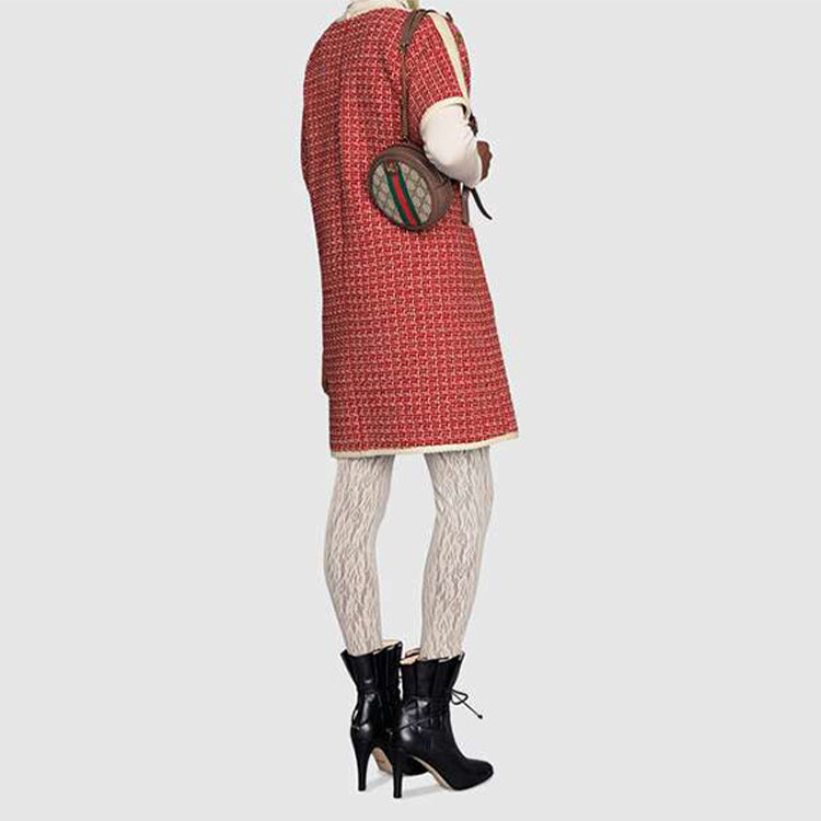 (WMNS) Gucci Ophidia Series mini GG Canvas Tape Circle Beige 598661-96IWG-8745