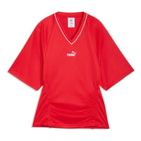(WMNS) PUMA Future.Puma.Archive Slim Soccer Jersey 'For All Time Red' 634624-11