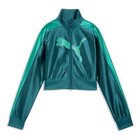 (WMNS) PUMA Future.Puma.Archive T7 Cropped Track Jacket 'Emerald Ice' 634592-41