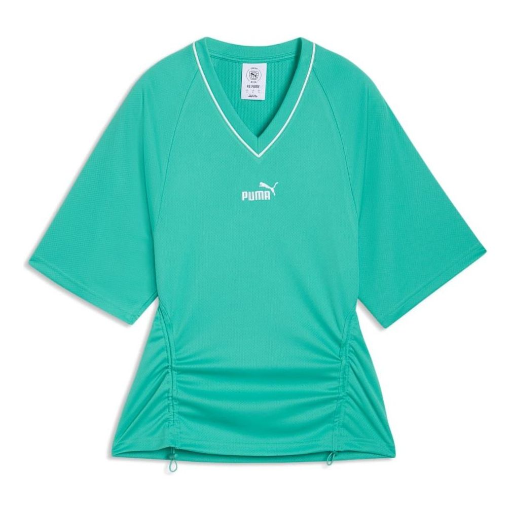 (WMNS) PUMA Future.Puma.Archive Slim Soccer Jersey 'Vibrant Green' 634624-40