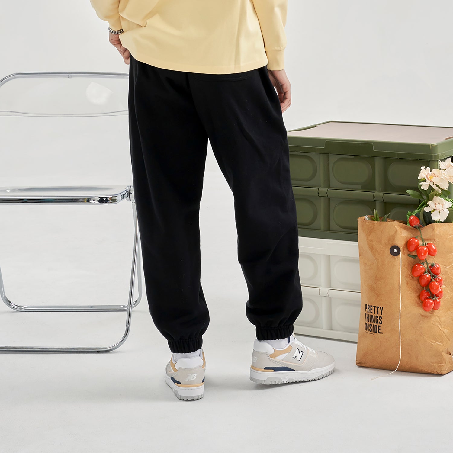 (WMNS) New Balance 550 'White Yellow BLue' BBW550AB-B