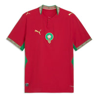 PUMA Morocco 2026 Home Authentic Jersey 'Fast Red Victory Gold' 783313-01