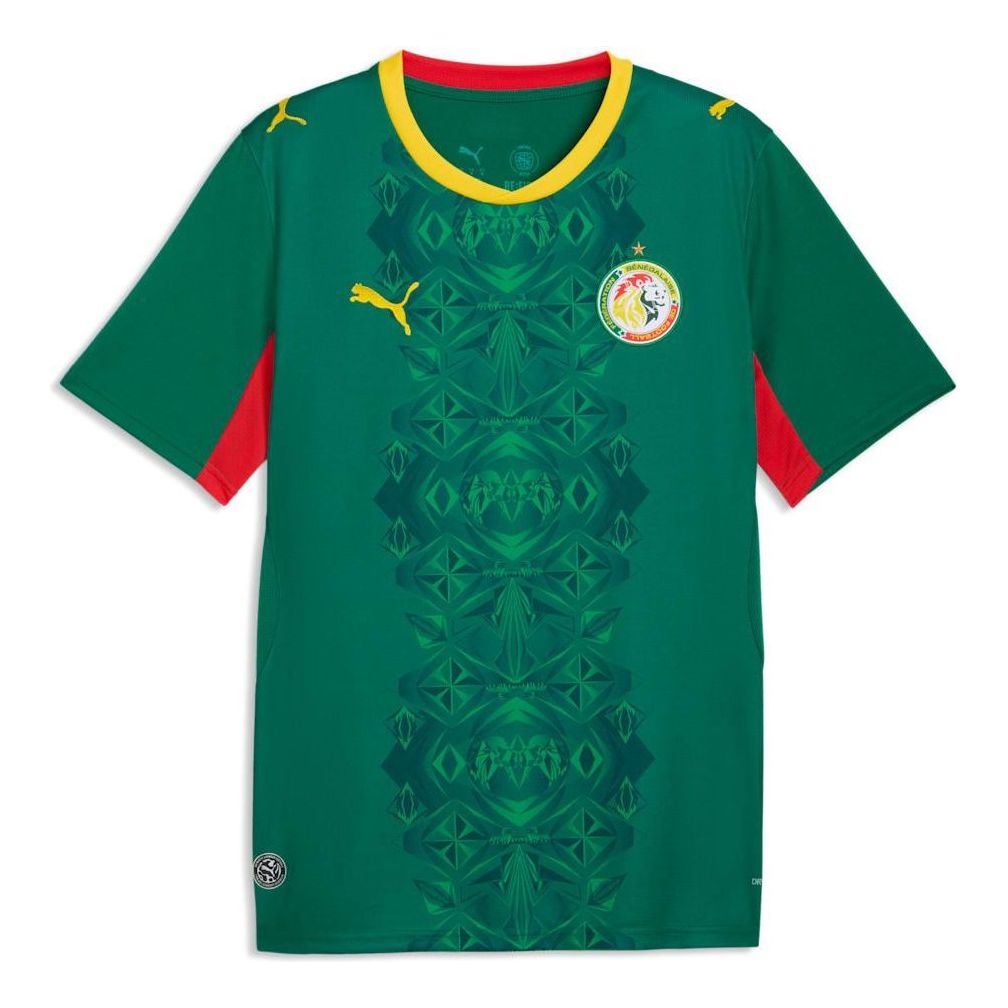 PUMA Senegal 2026 Away Jersey 'Wild Green PUMA Red' 783171-02