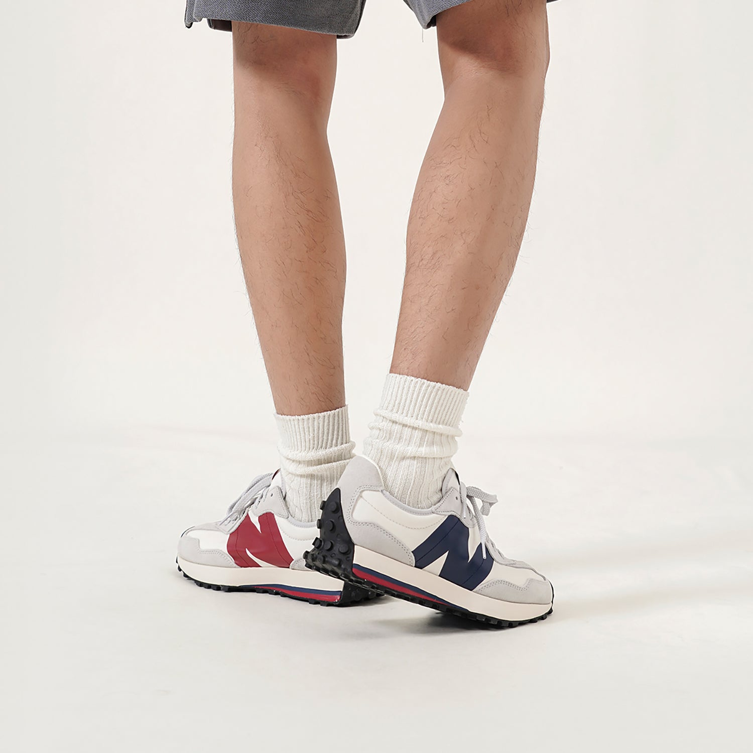 New Balance 327 'White Navy Blue' MS327SC1
