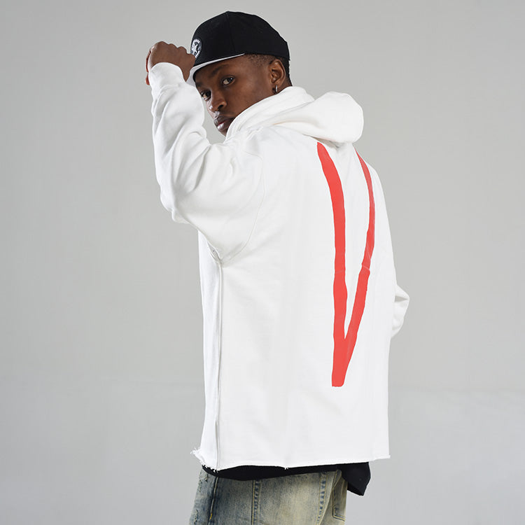 VLONE LOVE Printing Back Large Logo White Red HD-8