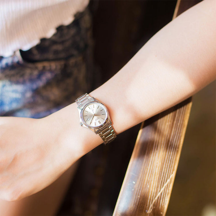 CASIO Waterproof Quartz Stainless Steel Strap Silver Analog LTP-1183A-7A