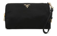 PRADA Fabric Clutch Women's Black