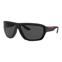 PRADA Plastic Rectangular Sunglasses Unisex Black