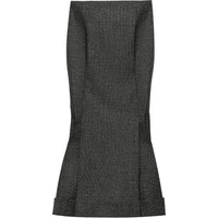 PRADA Mouliné wool Midi Skirt