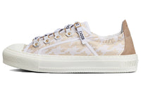 DIOR Walk'n'Dior Stylish Skateboarding Shoes Women's White Gold