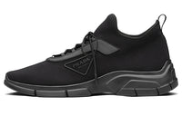 PRADA Slip Resistant, Abrasion Resistant, Lightweight Low Top Casual Shoes Men's Black