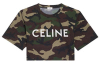CELINE Crop Top Women's Army Green