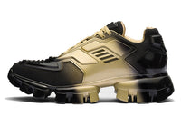 PRADA Low Top Sports Casual Shoes Men's Black Gold