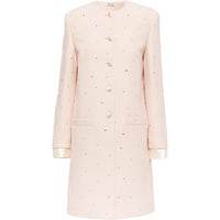 MIU MIU Coats Women's Egg White Stone Color