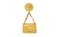 CHANEL Gold-Plated Brooches Women's Gold