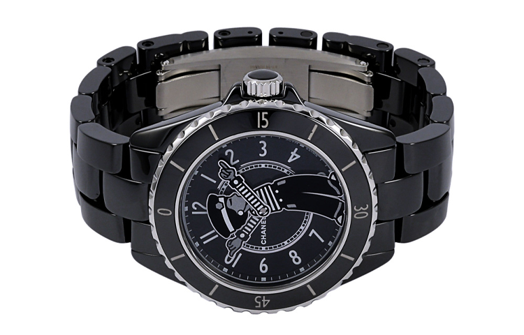 CHANEL J12 Collection Wrist Watch Automatic Mechanical Movement Ceramic Strap 38mm Black Dial Women's Watch