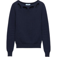 PRADA Cotton Boat neck Sweater