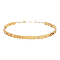 CELINE Triomphe Link Choker In Brass With Gold Finish