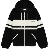 CELINE Hooded Jacket In Jersey Fleece