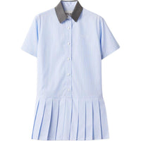MIU MIU Striped Pleated Dress