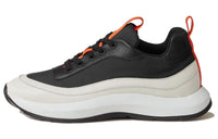 HERMES Low-Top Casual Shoes Men's Black White