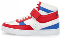 CELINE High-Top Skateboard Shoes Women's Red White Blue