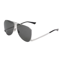 SAINT LAURENT Aviator Sunglasses Men's Silver