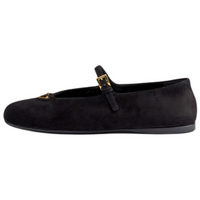 PRADA Flat Mary Jane Shoes Women's Black