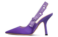 DIOR J'Adior Slim Heel High Heels 10cm Women's Purple