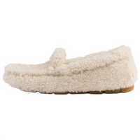 PRADA Triangle Loafers Women's Ecru
