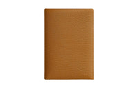 HERMES Mysore Goat Skin Card Holder Mini Women's 28 Caramel Caramel