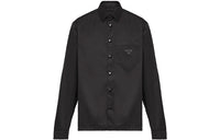 PRADA Snap Logo Detailed Button-Up Shirt