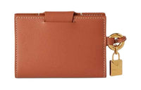 Loro Piana Smooth Calf Leather Card Holder Women's Brown