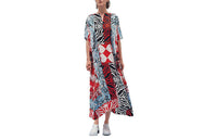 HERMES Short-Sleeved Dresses Women's Multicolor