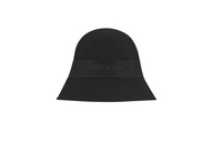 DIOR Rabbit Fur Felt Bucket Hats Women's Black