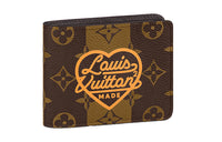 LOUIS VUITTON X Nigo Multiple Wallet Monogram Stripes Brown