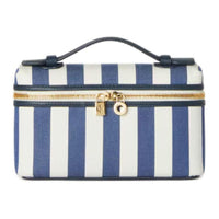 Loro Piana ExtraPocket Cotton Shoulder Bag Crossbody Bag Handbag Mini Kids' Blue & White