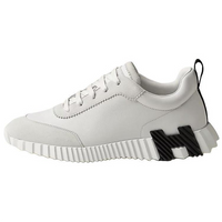 HERMES Bouncing Low-Top Casual Shoes Men's White