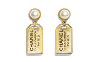 CHANEL Earrings Women's Gold