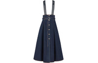 DIOR SS22 Cruise Couture Denim Short Skirts Women's Dark Blue