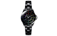 CHANEL J12 Wrist Watch Quartz Movement Ceramic Strap 33mm Black Dial Women's Watch H7121